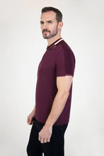 Load image into Gallery viewer, MISH MASH Finn Short Sleeve Polo Shirt - Wine Red
