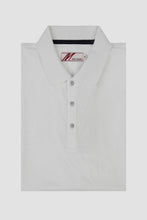 Load image into Gallery viewer, MISH MASH Lento Short Sleeve Polo Shirt - Gardenia White
