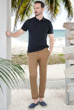 Load image into Gallery viewer, MISH MASH Lento Short Sleeve Polo Shirt - Navy Blue
