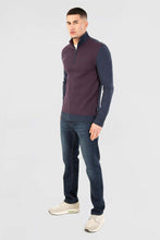Load image into Gallery viewer, MISH MASH Hibok Funnel Neck Sweater - Wine Red Navy
