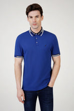 Load image into Gallery viewer, MISH MASH Oslo Regular Fit Short Sleeve Polo Shirt - Royal Blue
