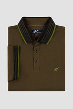 Load image into Gallery viewer, MISH MASH Oslo Regular Fit Short Sleeve Polo Shirt - Khaki Green
