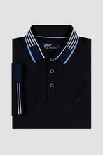 Load image into Gallery viewer, MISH MASH Oslo Regular Fit Short Sleeve Polo Shirt - Navy
