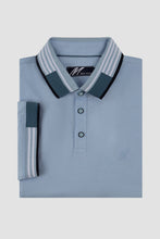 Load image into Gallery viewer, MISH MASH Oslo Regular Fit Short Sleeve Polo Shirt - Sky Blue
