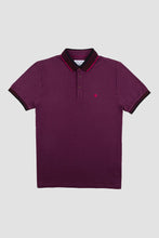 Load image into Gallery viewer, MISH MASH Oslo Regular Fit Short Sleeve Polo Shirt - Wine Red
