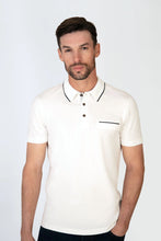 Load image into Gallery viewer, MISH MASH Tonto Short Sleeve Polo Shirt - Gardenia White
