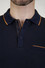 Load image into Gallery viewer, MISH MASH Tonto Short Sleeve Polo Shirt - Navy Blue

