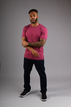 Load image into Gallery viewer, CAMDEN Crew Neck T Shirt - Berry
