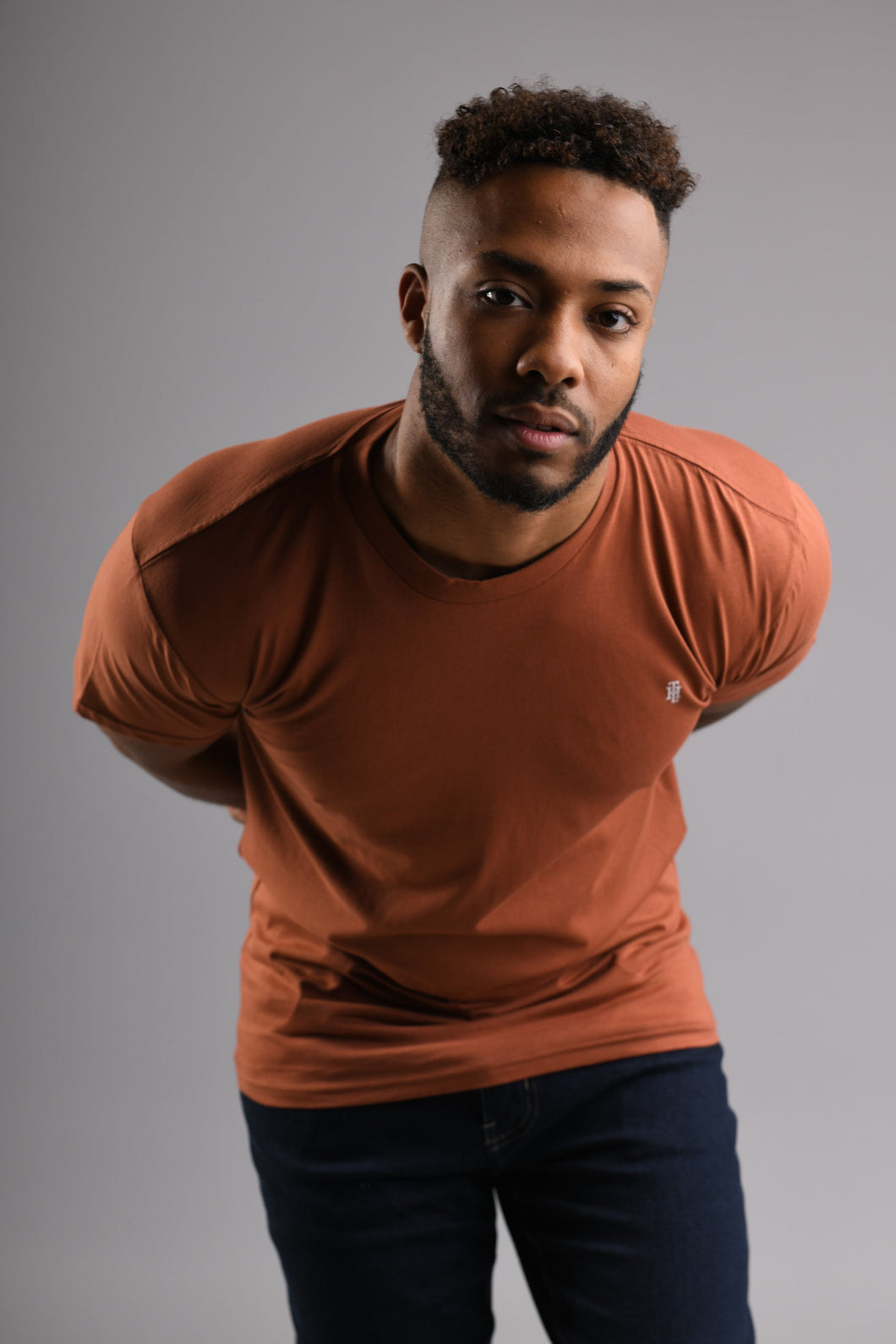 CAMDEN Crew Neck T Shirt - Copper