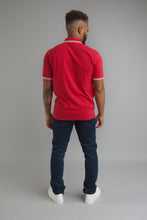 Load image into Gallery viewer, CARNABY Polo Shirt - Red / White
