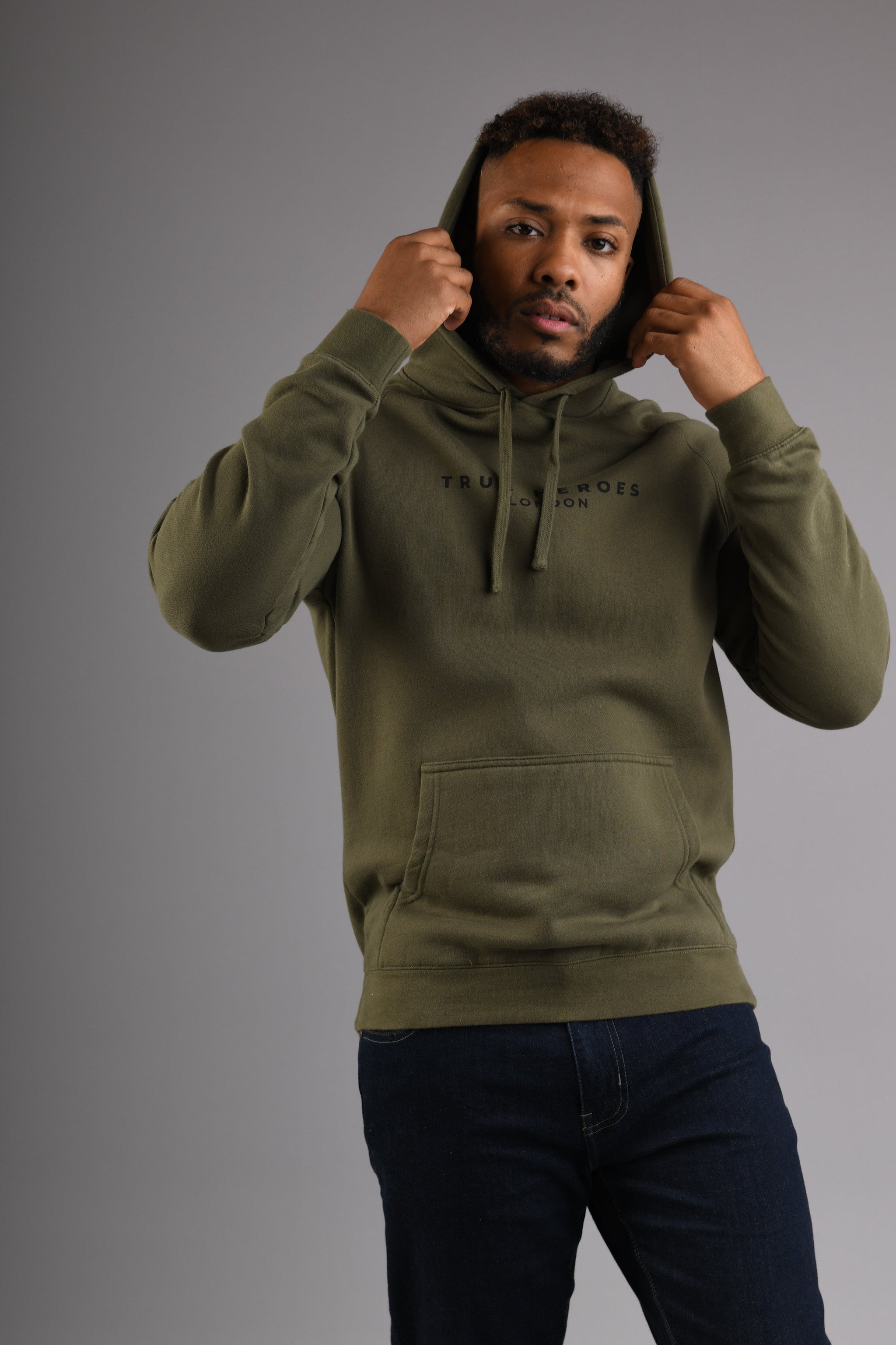 Olive color hoodie online