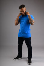 Load image into Gallery viewer, MAYFAIR Crew Neck T Shirt - Arctic Blue
