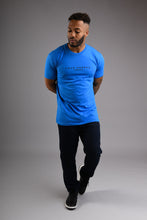 Load image into Gallery viewer, MAYFAIR Crew Neck T Shirt - Arctic Blue
