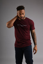 Load image into Gallery viewer, MAYFAIR Crew Neck T Shirt - Burgundy
