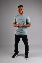 Load image into Gallery viewer, MAYFAIR Crew Neck T Shirt - Pale Blue
