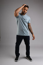 Load image into Gallery viewer, MAYFAIR Crew Neck T Shirt - Pale Blue
