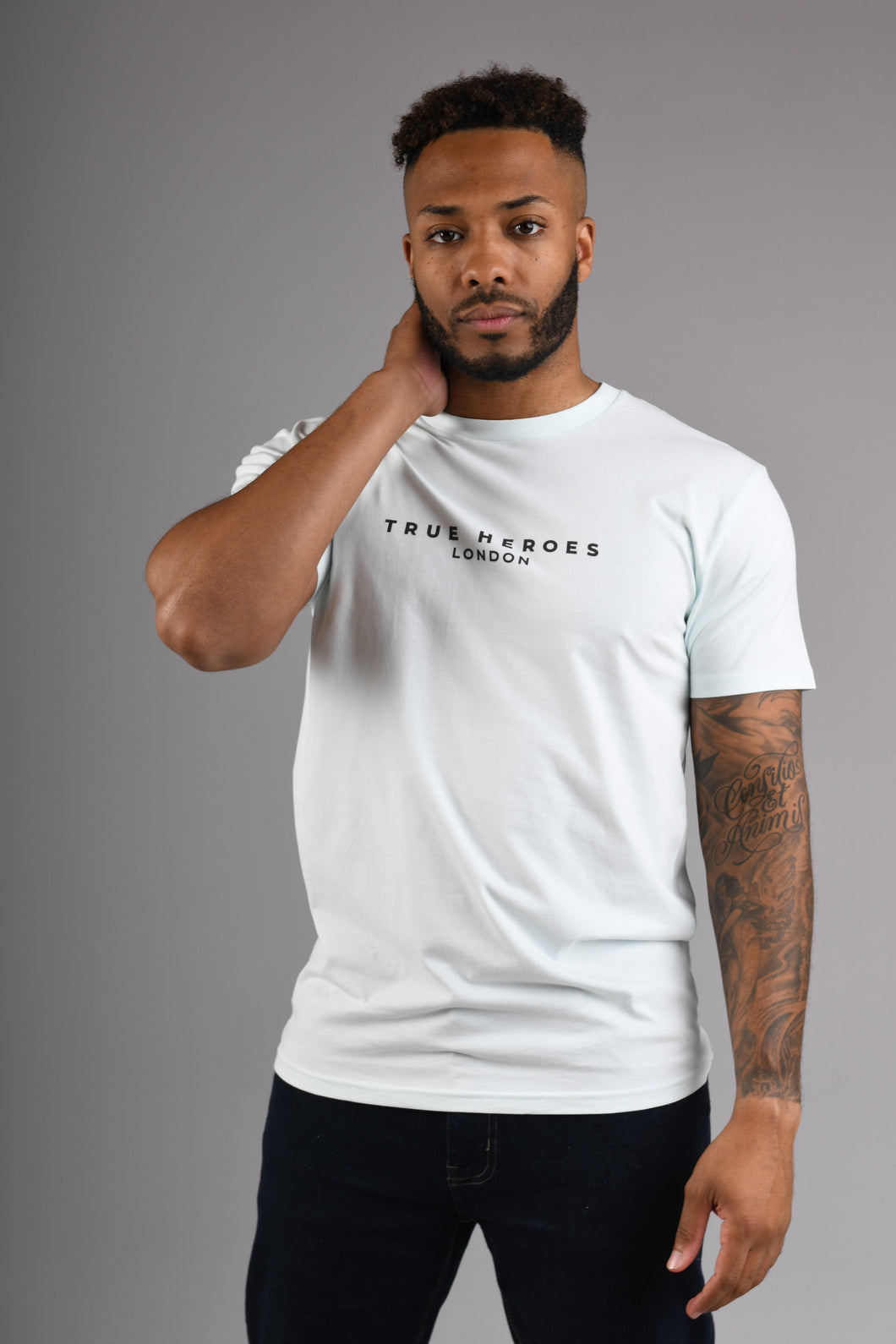 MAYFAIR Crew Neck T Shirt - Sea Foam