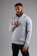 Load image into Gallery viewer, RICHMOND Half Zip Sweatshirt - Athletic Heather Grey
