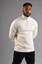 Load image into Gallery viewer, RICHMOND Half Zip Sweatshirt - Ecru
