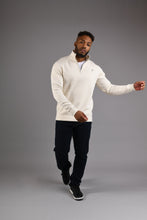 Load image into Gallery viewer, RICHMOND Half Zip Sweatshirt - Ecru
